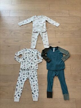 3 pack toddler pajamas, size 3T